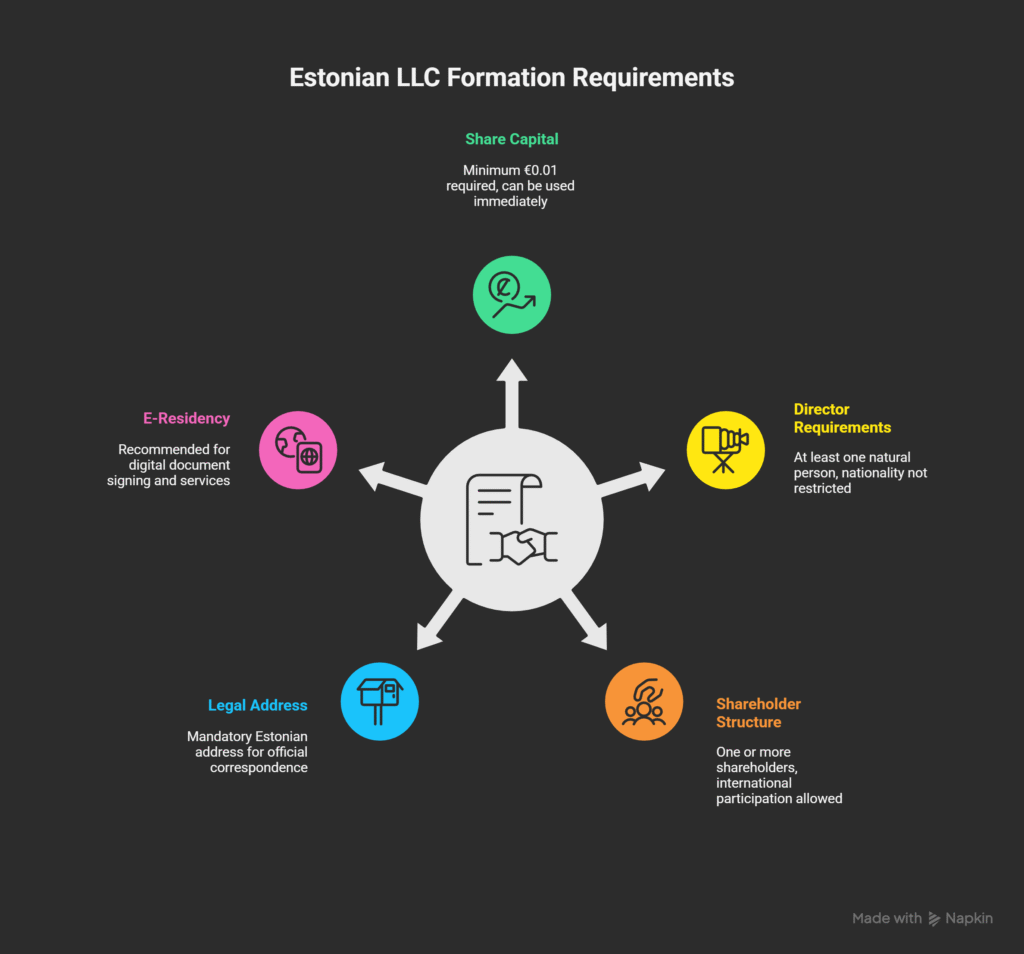 Requirements to set up an LLC in Estonia 2026